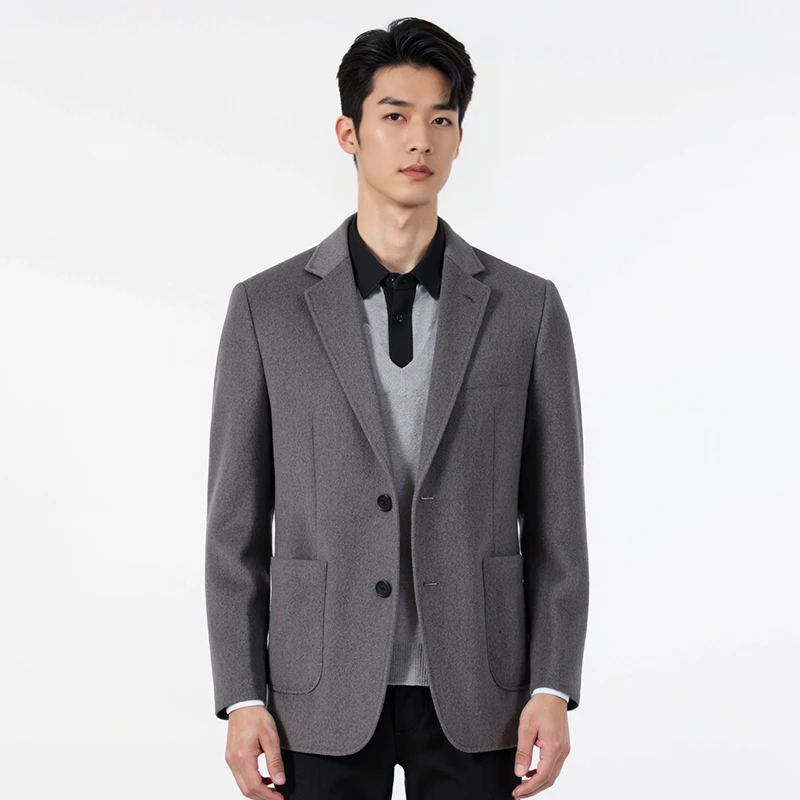 Dujia Men's Casual Busin Warm Plain Folded Collar Suit Jaet Autumn Winter New Sle Two Button Single Row Buttoning
Dujia Men's Casual Busin Warm Plain Folded Collar Suit Jaet Autumn Winter New Sle Two Button Single Row Buttoning
