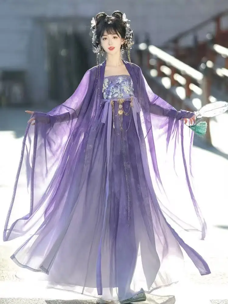 Large Size XXXL Tang Dynasty Hanfu Women's Traditional Chinese Costume Halloween Martial Fairy Cosplay Clothing Stage Show Suit
Large Size XXXL Tang Dynasty Hanfu Women's Traditional Chinese Costume Halloween Martial Fairy Cosplay Clothing Stage Show Suit