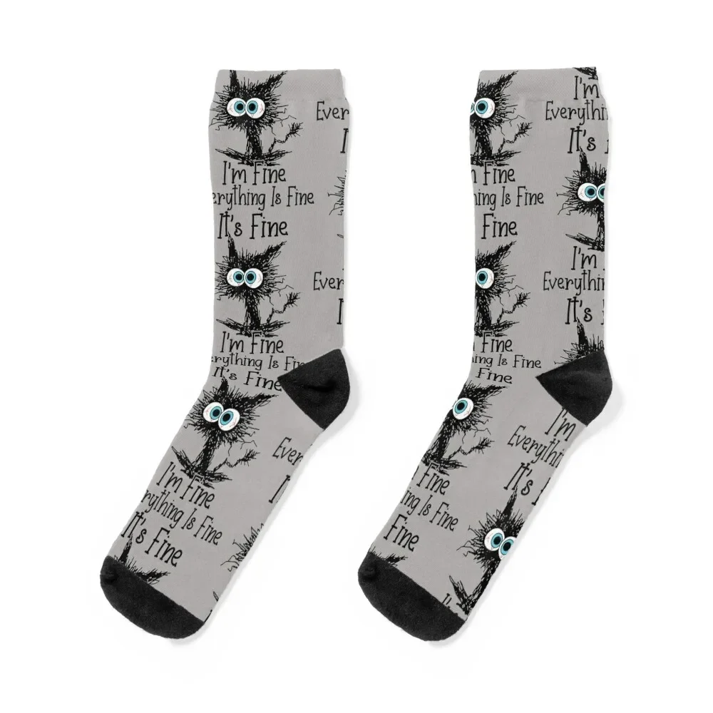It's Fine I'm Fine Everything Is Fine Funny cat Socks anime Crossfit Boy Child Socks Women's
It's Fine I'm Fine Everything Is Fine Funny cat Socks anime Crossfit Boy Child Socks Women's