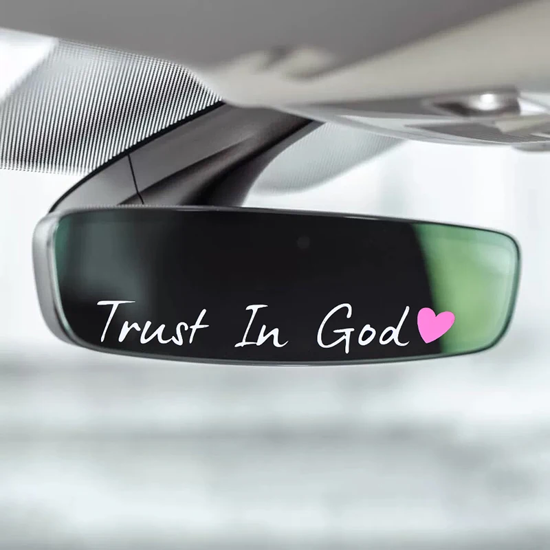 Trust In God Mirror Decal, Car Decals For Women, Faith Mirror Decal, Cute Vinyl Decal, Christian Car Mirror Decal, Religious Car
Trust In God Mirror Decal, Car Decals For Women, Faith Mirror Decal, Cute Vinyl Decal, Christian Car Mirror Decal, Religious Car