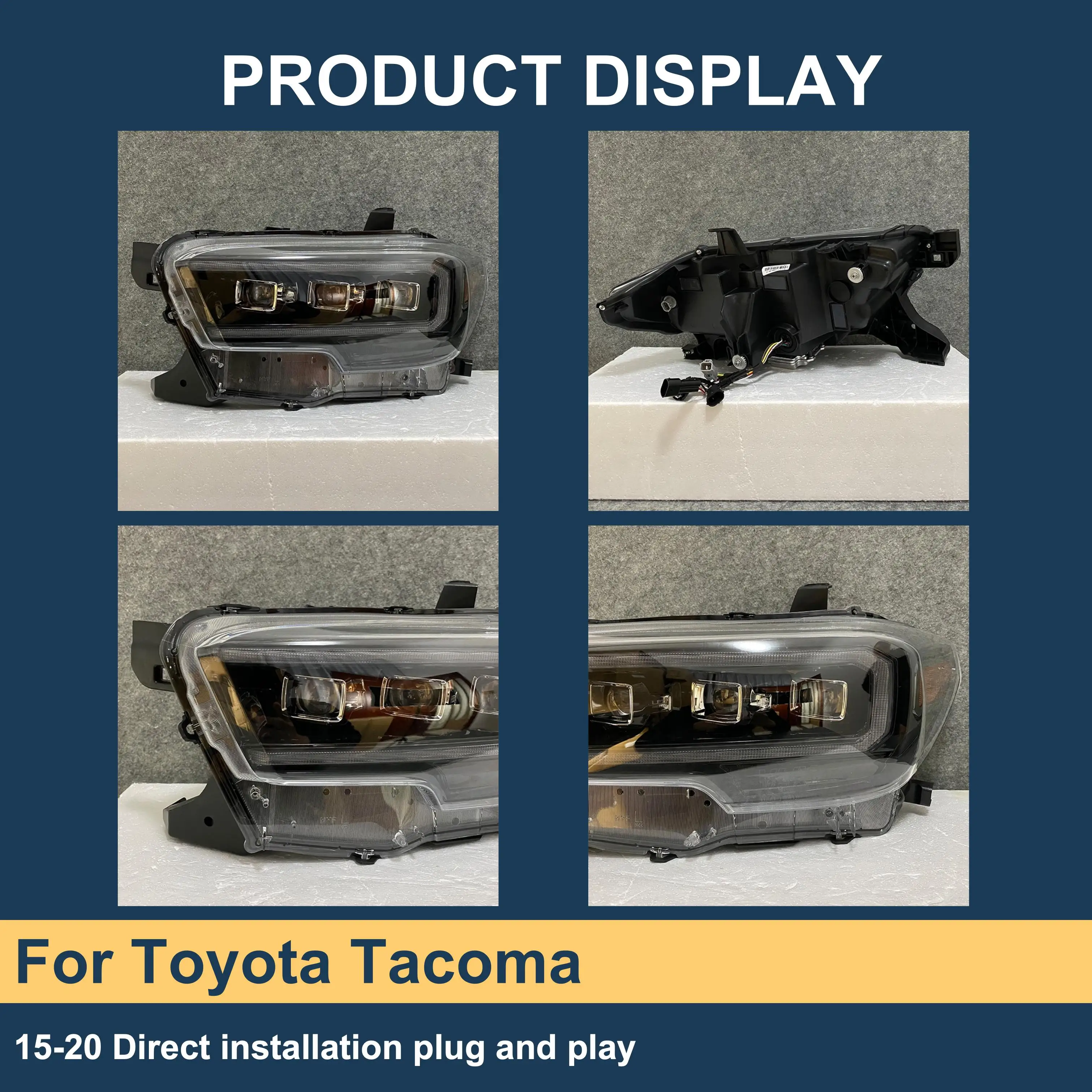 J ONE Auto Parts Head Lamp Full LED Upgrade Front Headlight For Toyota Tacoma 2015-2020 Tacoma Headlight
J ONE Auto Parts Head Lamp Full LED Upgrade Front Headlight For Toyota Tacoma 2015-2020 Tacoma Headlight