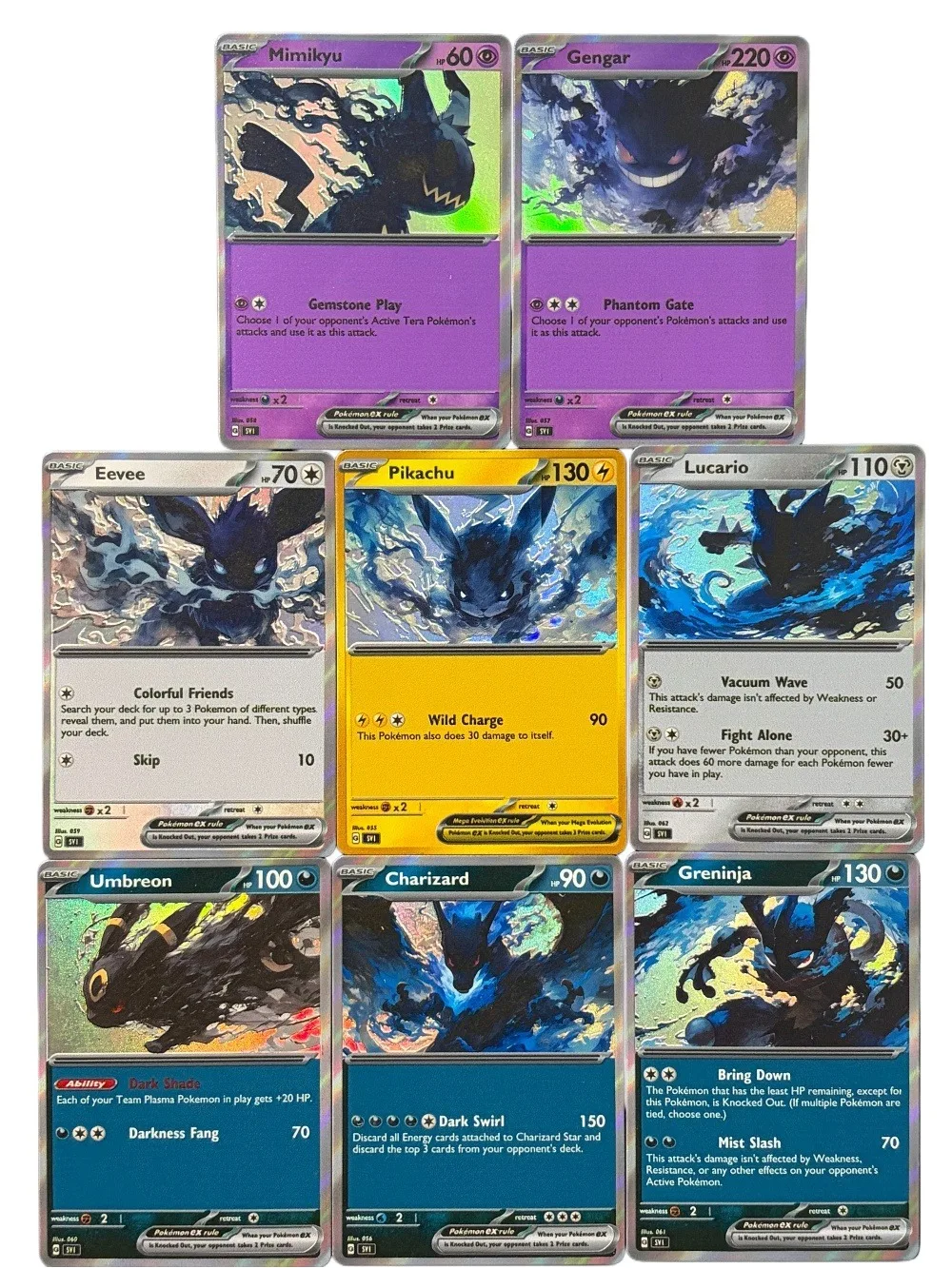Potdemiel Pokemon Cards Holo Rare Gengar Charizard Umbreon Chinese Style Ink Version PTCG Pokemon Game Cards Collection Gift
Potdemiel Pokemon Cards Holo Rare Gengar Charizard Umbreon Chinese Style Ink Version PTCG Pokemon Game Cards Collection Gift