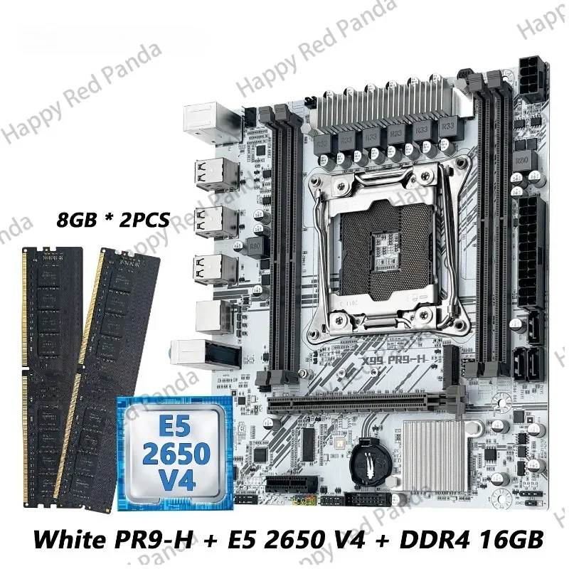 Комплект материнской платы X99 E5 2650 V4 LGA 2011-3, комплект ЦП DDR4 8 ГБ * 2 шт., поддержка NVME m.2, белый цвет, X99
Комплект материнской платы X99 E5 2650 V4 LGA 2011-3, комплект ЦП DDR4 8 ГБ * 2 шт., поддержка NVME m.2, белый цвет, X99