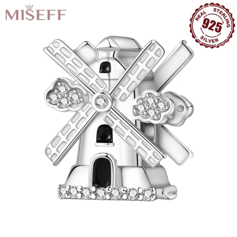 MISEFF 2025 настоящее серебро 925 пробы для путешествий, отпуска, ветряная мельница, бусины, оригинальные подвески, браслеты, ювелирные изделия для женщин и девочек, изготовление подарков
MISEFF 2025 настоящее серебро 925 пробы для путешествий, отпуска, ветряная мельница, бусины, оригинальные подвески, браслеты, ювелирные изделия для женщин и девочек, изготовление подарков