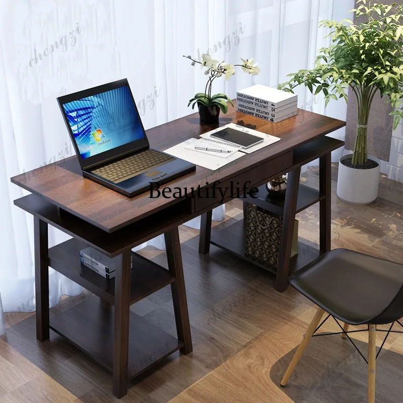 Computer desk household solid wood simple modern desk simple drawer, computer desk
Computer desk household solid wood simple modern desk simple drawer, computer desk