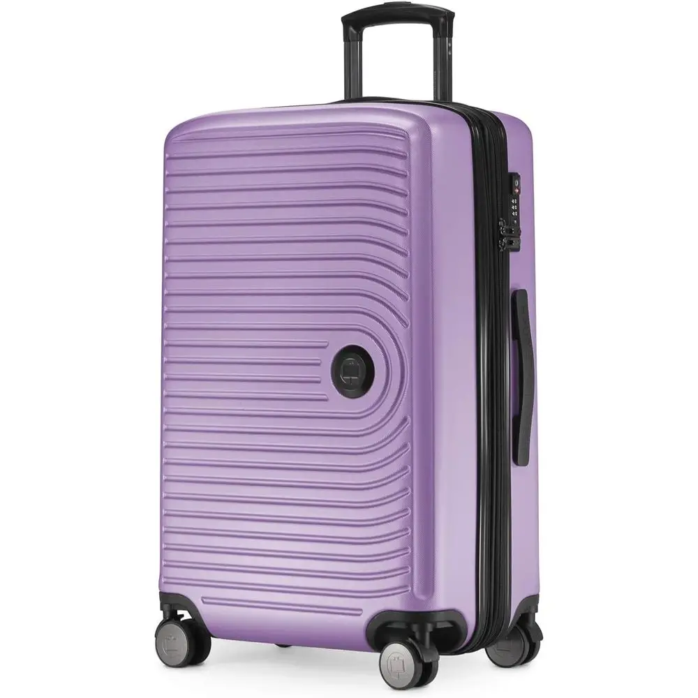 Medium-Sized 4-Wheel Hardshell Suitcase with TSA Lock, 88L Capacity, Expandable, Lilac
Medium-Sized 4-Wheel Hardshell Suitcase with TSA Lock, 88L Capacity, Expandable, Lilac