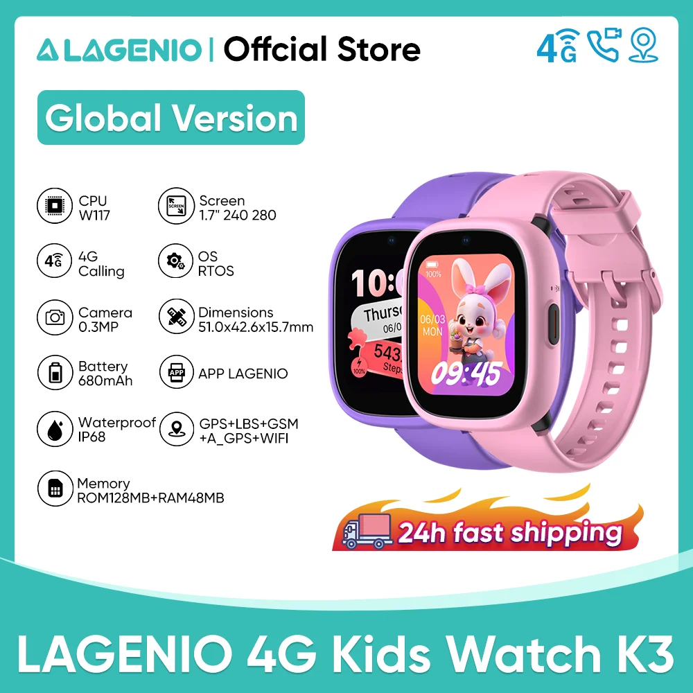Глобальные LAGENIO K3 4G Детские умные часы WIFI GPS Монитор Трекер Местоположение Умные часы Камера Видеозвонок Телефон Часы Подарки для девочек
Глобальные LAGENIO K3 4G Детские умные часы WIFI GPS Монитор Трекер Местоположение Умные часы Камера Видеозвонок Телефон Часы Подарки для девочек