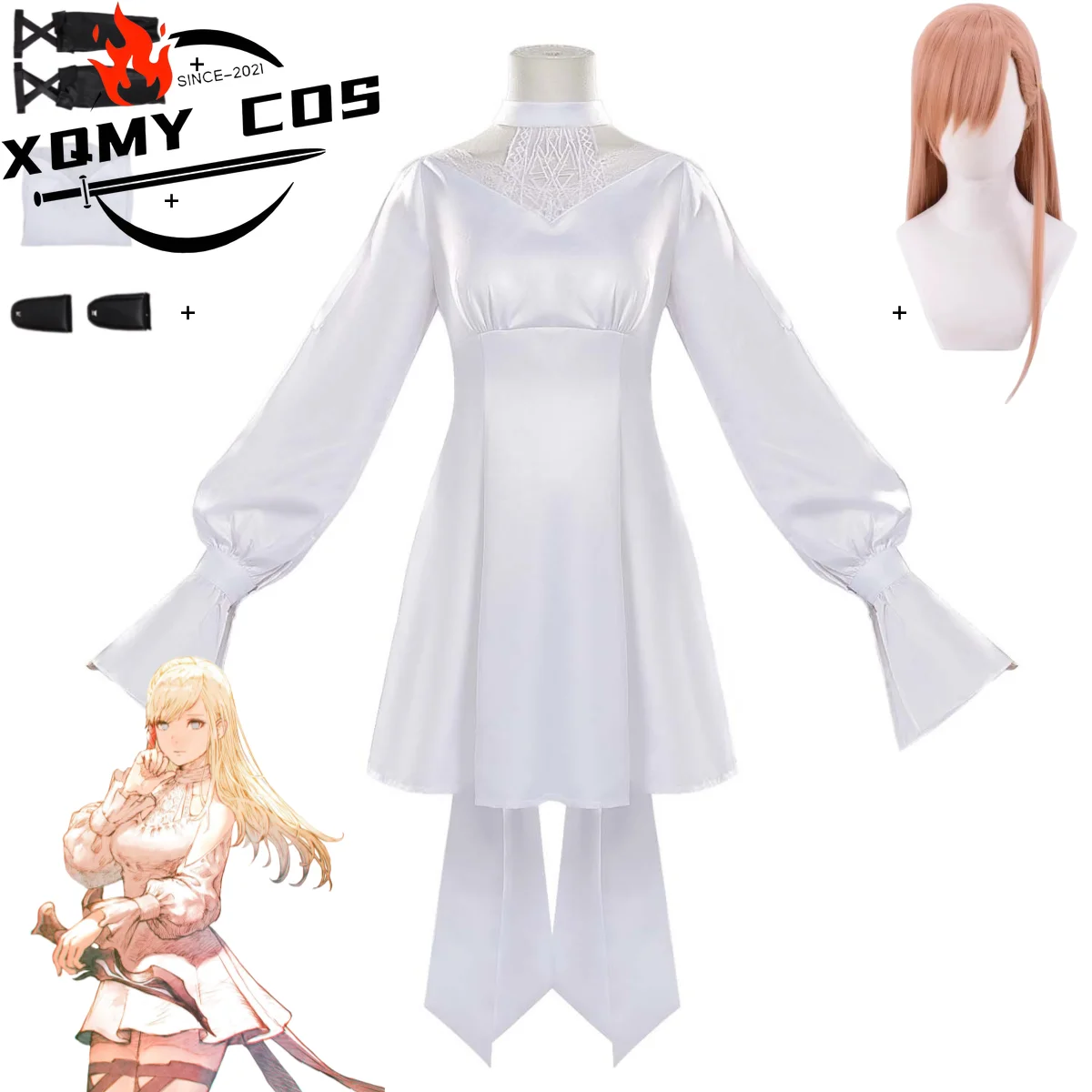 XqGame Final Fantasy Xiv:A Realm Reborn Ff14 Ffxiv Ryne Minfilia Cosplay Costume White Princess Dress Skirt Wig Woman Sexy Suit
XqGame Final Fantasy Xiv:A Realm Reborn Ff14 Ffxiv Ryne Minfilia Cosplay Costume White Princess Dress Skirt Wig Woman Sexy Suit