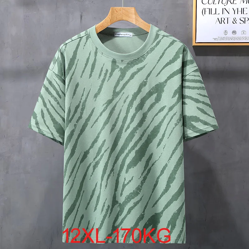 National plus size 12xl tops zebra print striped short-sleeved t-shirt male summer loose Lare size 170kg 10xl 11xl
National plus size 12xl tops zebra print striped short-sleeved t-shirt male summer loose Lare size 170kg 10xl 11xl
