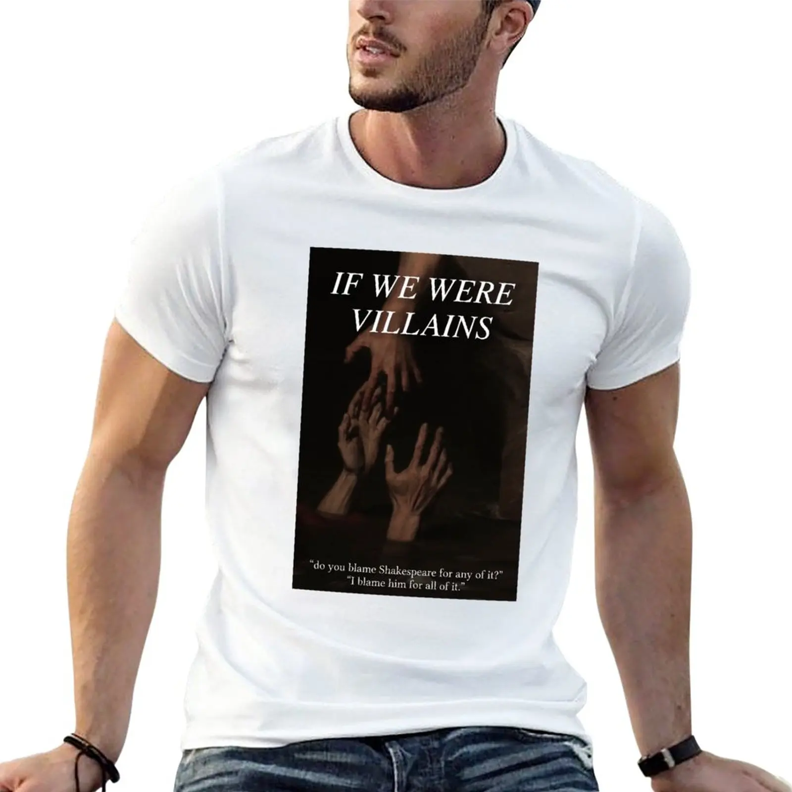 New IF WE WERE VILLAINS T-Shirt summer tops Short sleeve tee workout shirts for men
New IF WE WERE VILLAINS T-Shirt summer tops Short sleeve tee workout shirts for men