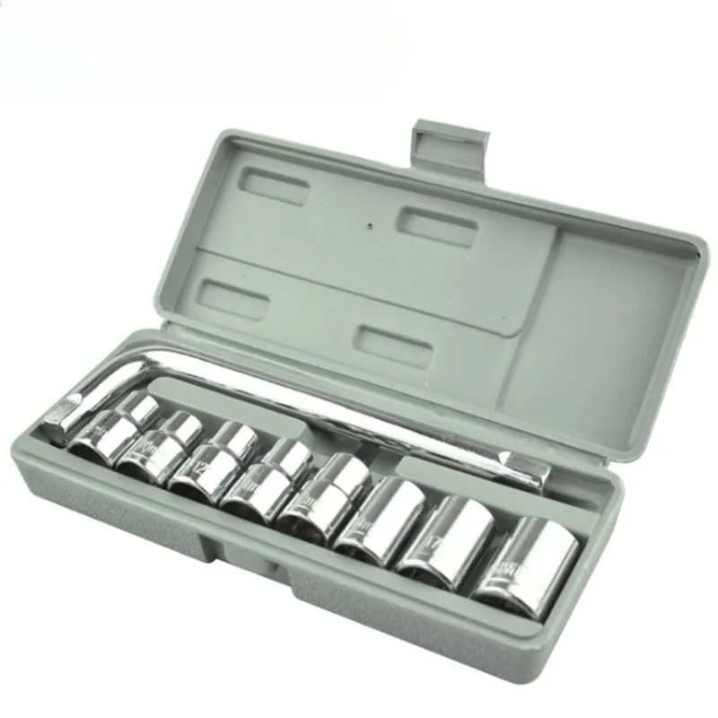 BIESUO 9-piece Multifunctional Sleeve Tool Set Automotive Maintenance Tool Hardware Wrench Set
BIESUO 9-piece Multifunctional Sleeve Tool Set Automotive Maintenance Tool Hardware Wrench Set
