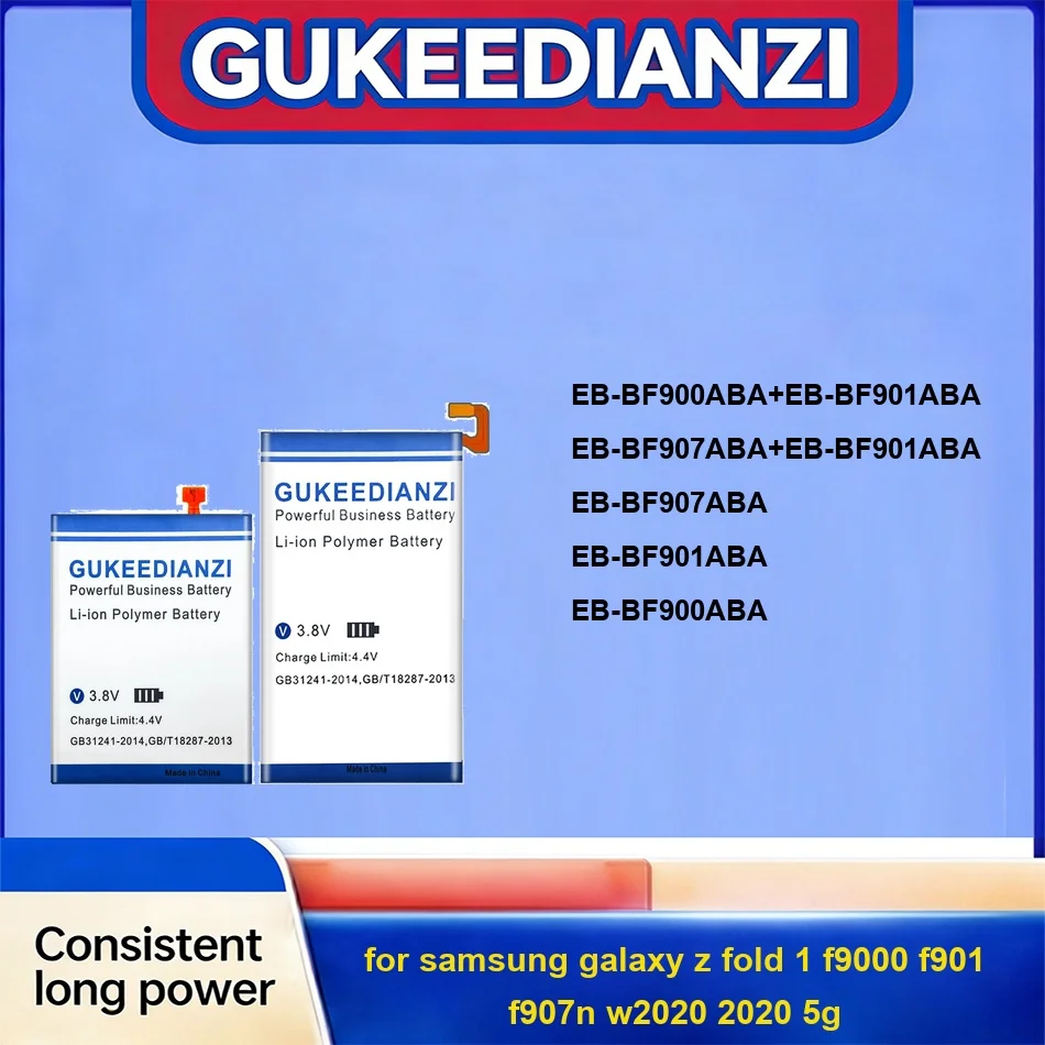 2600-2700mAh For Samsung Galaxy z Fold 1 F9000 F901 f907n W2020 2020 5G Battery EB-BF900ABA EB-BF907ABA+EB-BF901ABA EB-BF901ABA
2600-2700mAh For Samsung Galaxy z Fold 1 F9000 F901 f907n W2020 2020 5G Battery EB-BF900ABA EB-BF907ABA+EB-BF901ABA EB-BF901ABA