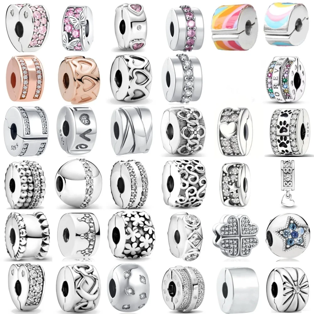 Новый S925 Серебряный Циркон Бабочка Зажим Луна Звезда Сердце Шарм Зажим Для Оригинального Браслета DIY Модные Женские Ювелирные Изделия
Новый S925 Серебряный Циркон Бабочка Зажим Луна Звезда Сердце Шарм Зажим Для Оригинального Браслета DIY Модные Женские Ювелирные Изделия