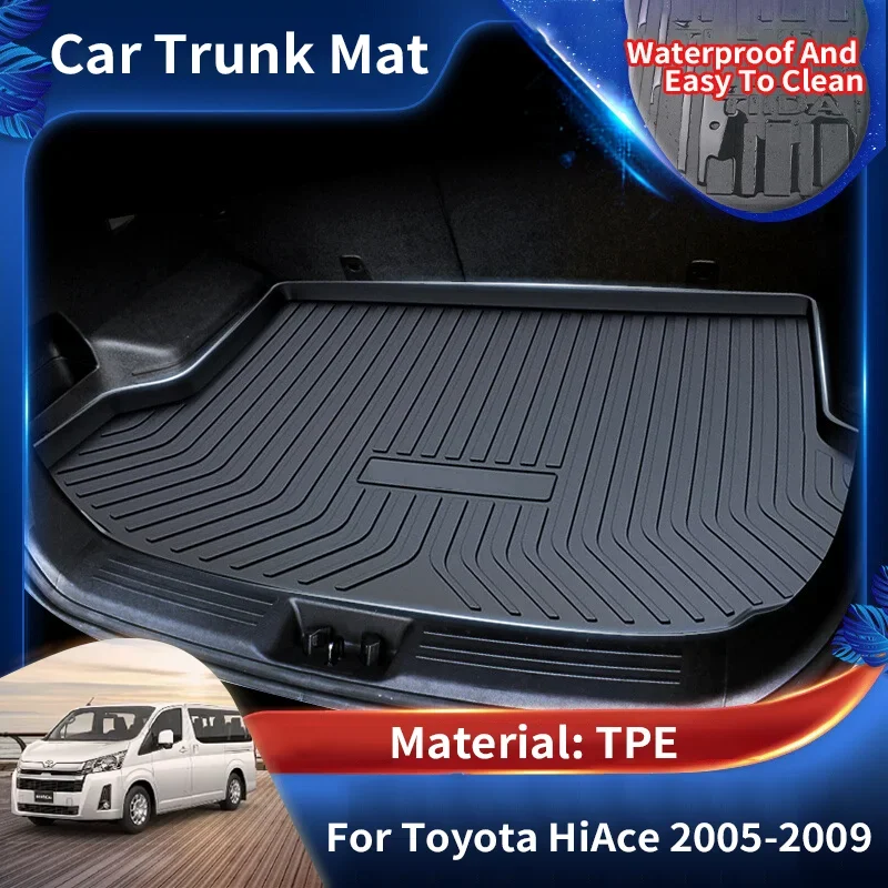 for Toyota HiAce RegiusAce H200 2005~2019 TPE Car Rear Trunk Mat Waterproof Protective Liner Trunk Tray Floor Mats Accessories
for Toyota HiAce RegiusAce H200 2005~2019 TPE Car Rear Trunk Mat Waterproof Protective Liner Trunk Tray Floor Mats Accessories