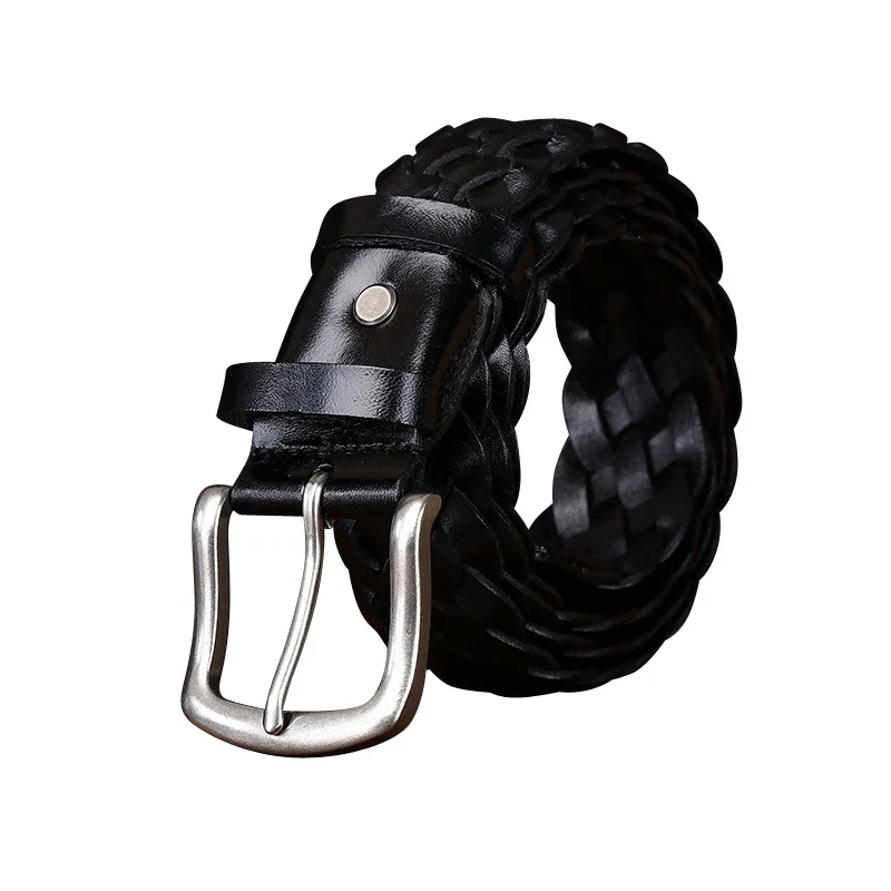 3.8cm Wide Handcrafted Braided Belt Men Full Grain Leather Fashion Niche Versatile Waistband
3.8cm Wide Handcrafted Braided Belt Men Full Grain Leather Fashion Niche Versatile Waistband