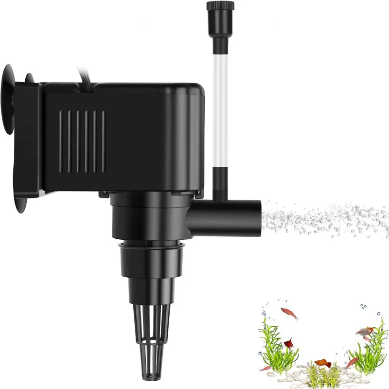 Aquarium Powerhead Pump Circulating Water Pump 135 GPH for 10-40 Gallon Aquariums with Aerating Features
Aquarium Powerhead Pump Circulating Water Pump 135 GPH for 10-40 Gallon Aquariums with Aerating Features