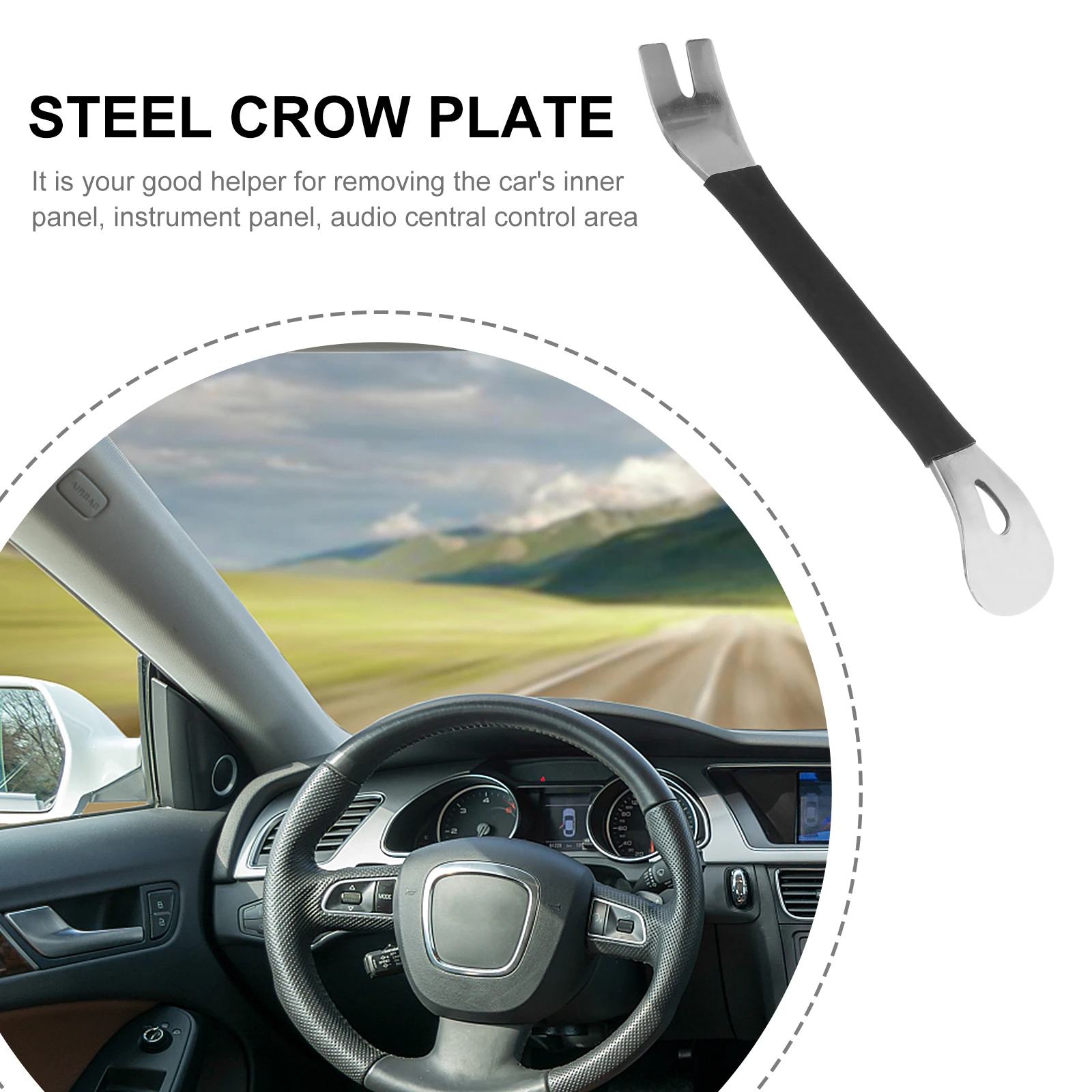 Screwdriver Installation Tool Steel Plate Pry Bar Disassembling Car Service Metal Crowbar Wrecking Door Trim Practical Durable
Screwdriver Installation Tool Steel Plate Pry Bar Disassembling Car Service Metal Crowbar Wrecking Door Trim Practical Durable
