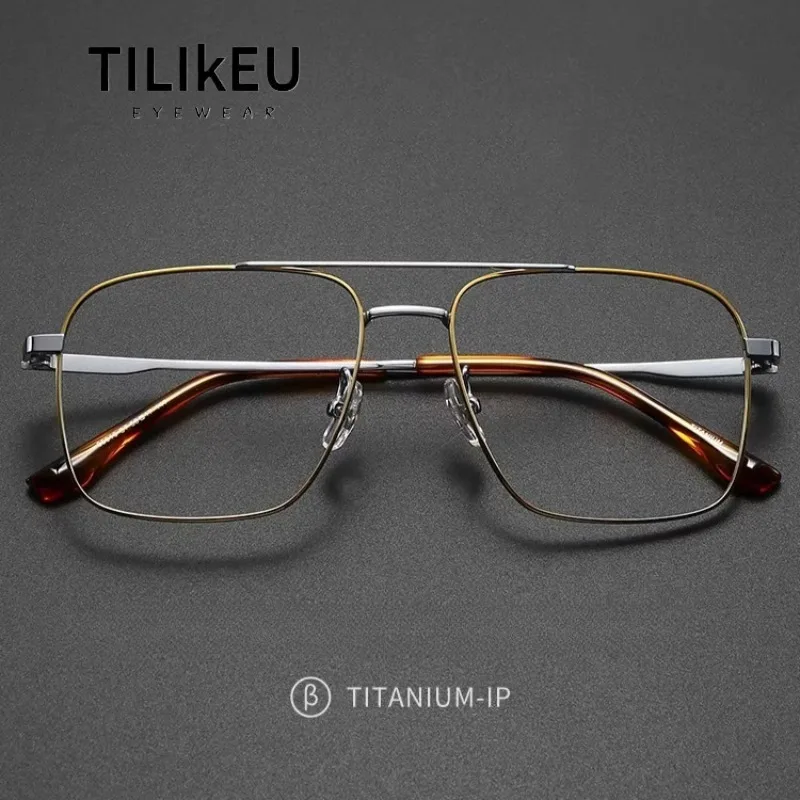 2026 Новая высококачественная оправа для очков из чистого титана для мужчин, классическая ретро двойная мостовая пилотная ультра-легкая квадратная оправа для очков
2026 Новая высококачественная оправа для очков из чистого титана для мужчин, классическая ретро двойная мостовая пилотная ультра-легкая квадратная оправа для очков