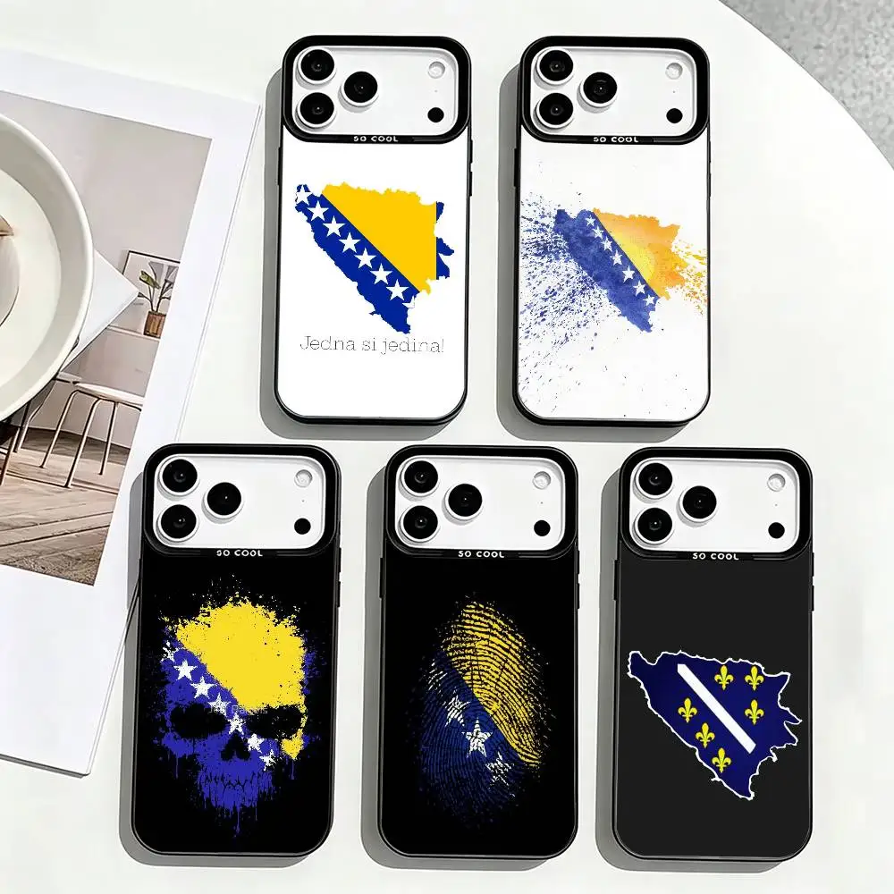 Bosnia And Herzegovina Flag Phone Case For iPhone 17,16,15,14,13,12,11 Plus,Pro Max,XS,Colorful Silver Black Cover
Bosnia And Herzegovina Flag Phone Case For iPhone 17,16,15,14,13,12,11 Plus,Pro Max,XS,Colorful Silver Black Cover