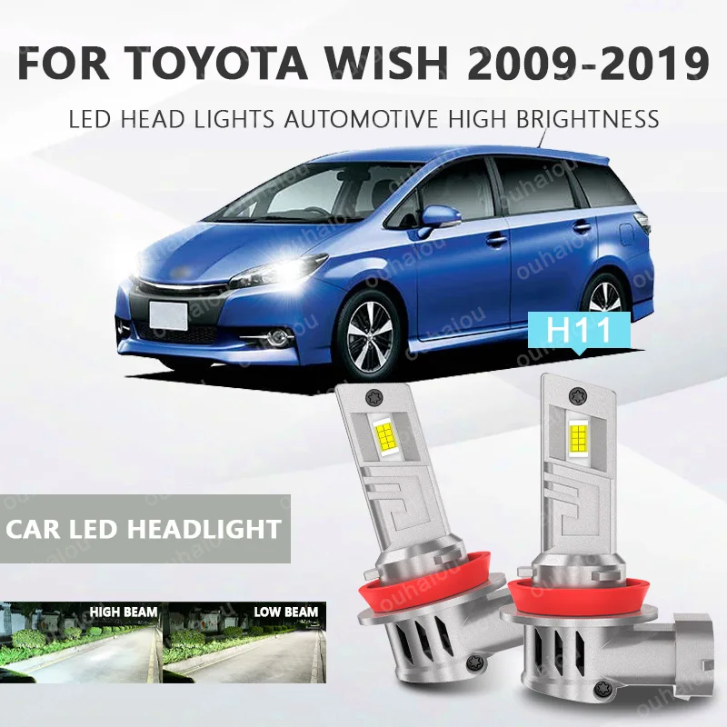 2Pcs H8 H11 LED Headlight LED Lights Head Lamp for Car LED Headlight Bulb with heat sink For Toyota Wish 2009-2019
2Pcs H8 H11 LED Headlight LED Lights Head Lamp for Car LED Headlight Bulb with heat sink For Toyota Wish 2009-2019