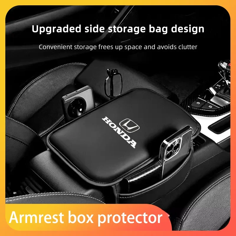 Couro Car Armrest Box Pad, Arm Rest Mat, Bolso de armazenamento para For Honda Civic Accord CRV HRV Fit City Odyssey Jade Vezel
Couro Car Armrest Box Pad, Arm Rest Mat, Bolso de armazenamento para For Honda Civic Accord CRV HRV Fit City Odyssey Jade Vezel