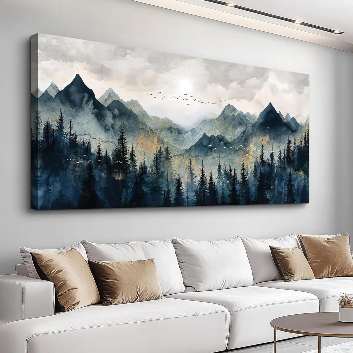 Canvas Wall Art For Bedroom Wall Decorations For Living Room Modern Office Wall Decor Abstract Watercolour Painting Mountain Landscape Pictures Printed Artwork Home Decor 20"X40"
Canvas Wall Art For Bedroom Wall Decorations For Living Room Modern Office Wall Decor Abstract Watercolour Painting Mountain Landscape Pictures Printed Artwork Home Decor 20"X40"