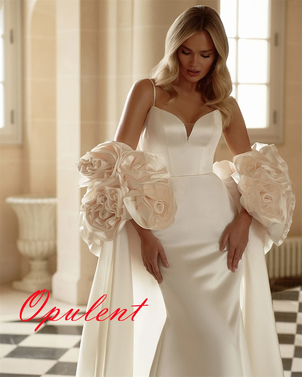 Customized White Jersey Wedding Dress Elegant Strapless Spaghetti Straps Bridal Gowns Chapel Train Zipper Back Mermaid Dress
Customized White Jersey Wedding Dress Elegant Strapless Spaghetti Straps Bridal Gowns Chapel Train Zipper Back Mermaid Dress