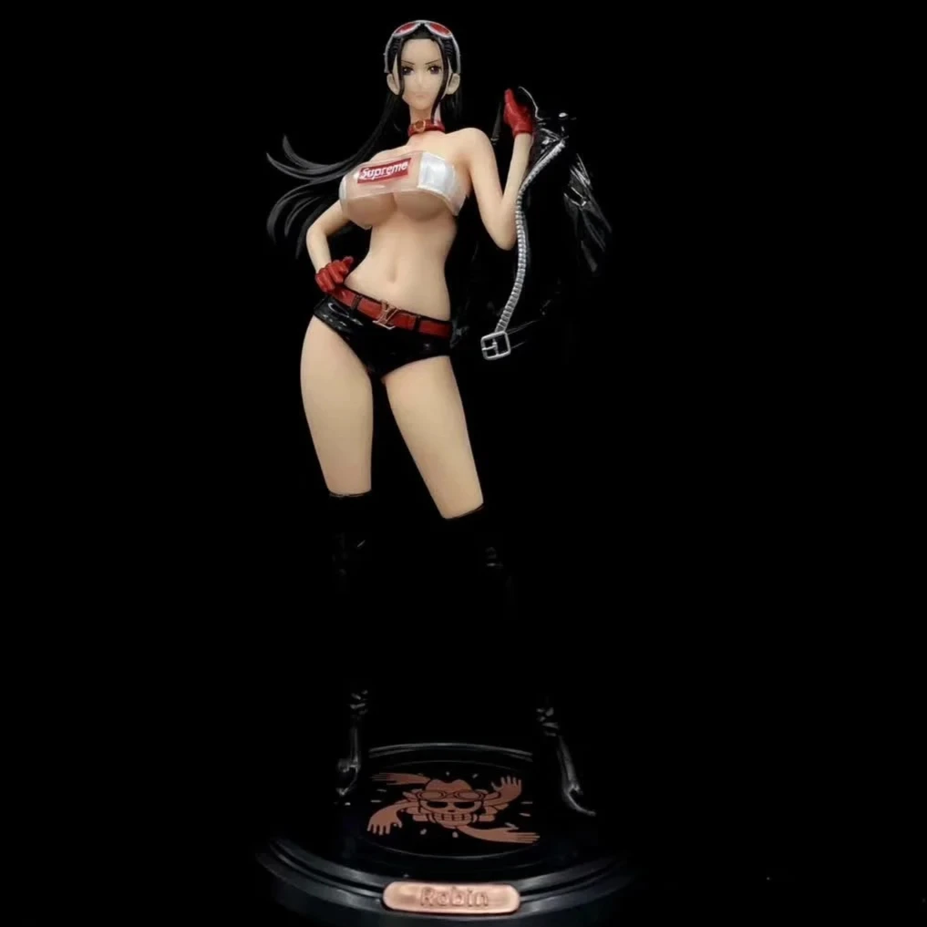 Anime ONE PIECE trendy Robin, black and white, coat, street trend GK model boxed figure
Anime ONE PIECE trendy Robin, black and white, coat, street trend GK model boxed figure