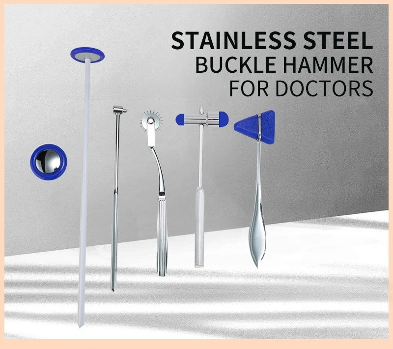 CB-KZ28 Multifunctional Medical Diagnostic Hammer Set Percussion Hammer 5-piece Set Antibacterial
CB-KZ28 Multifunctional Medical Diagnostic Hammer Set Percussion Hammer 5-piece Set Antibacterial