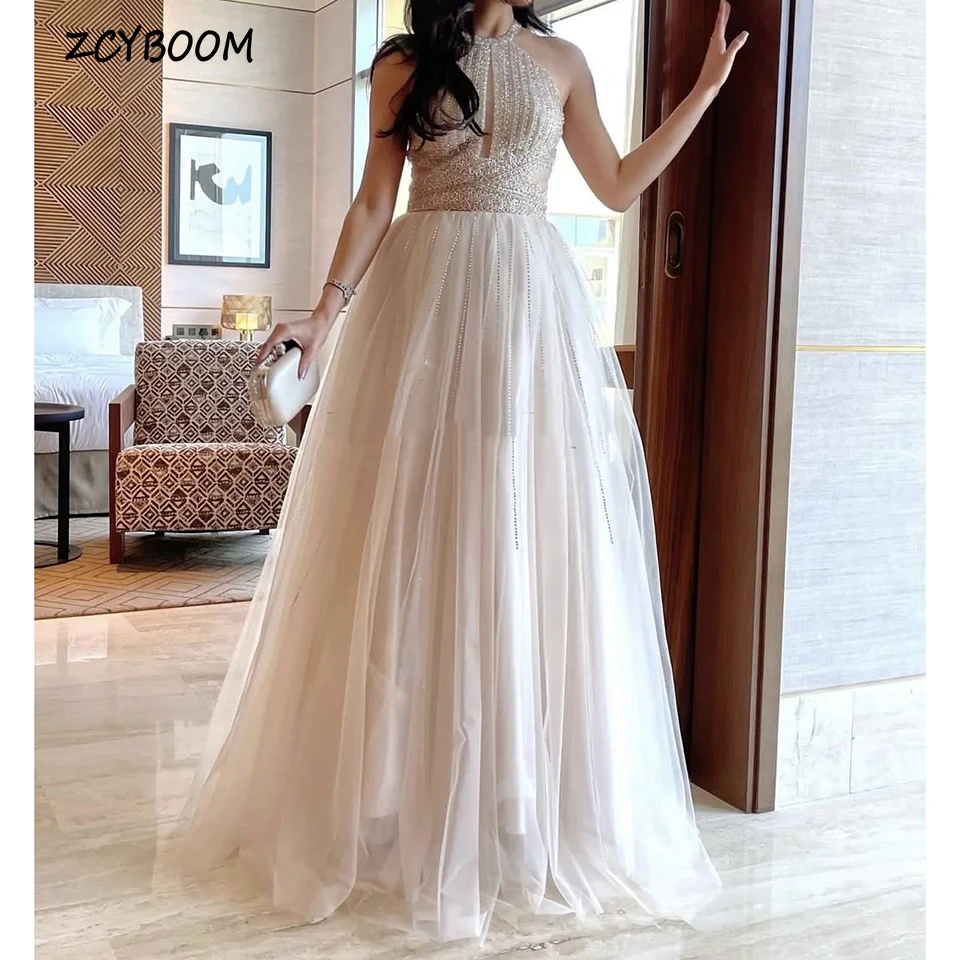 Charming O-Neck Beaded Sleeveless Evening Dress 2023 Evening Gala Dress A-Line Floor Length Tulle Zipper Custom Made Prom Gown
Charming O-Neck Beaded Sleeveless Evening Dress 2023 Evening Gala Dress A-Line Floor Length Tulle Zipper Custom Made Prom Gown