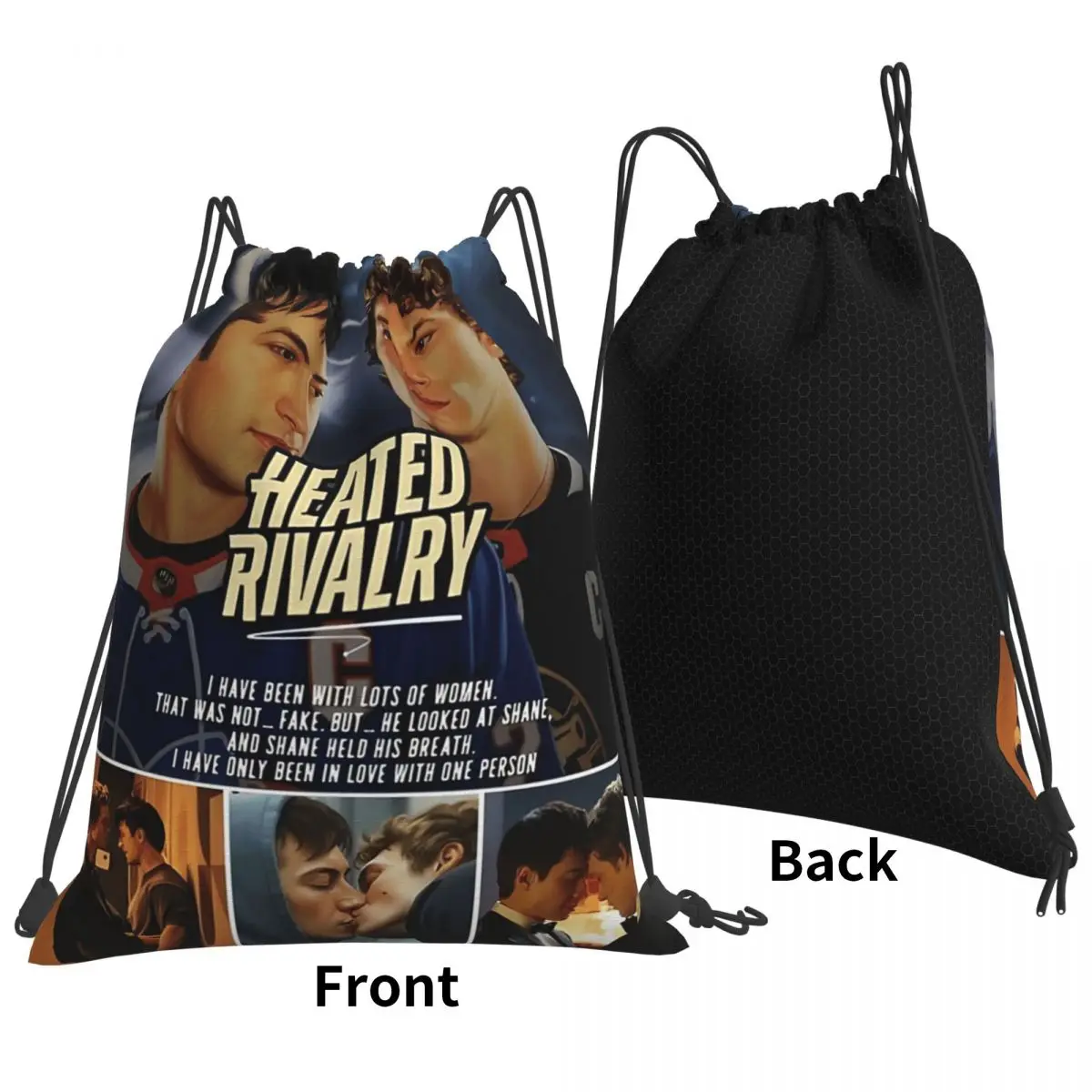 Heated Rivalry Backpacks Fashion Drawstring Bundle Pocket Sports Bag Book Bags for Travel School
Heated Rivalry Backpacks Fashion Drawstring Bundle Pocket Sports Bag Book Bags for Travel School