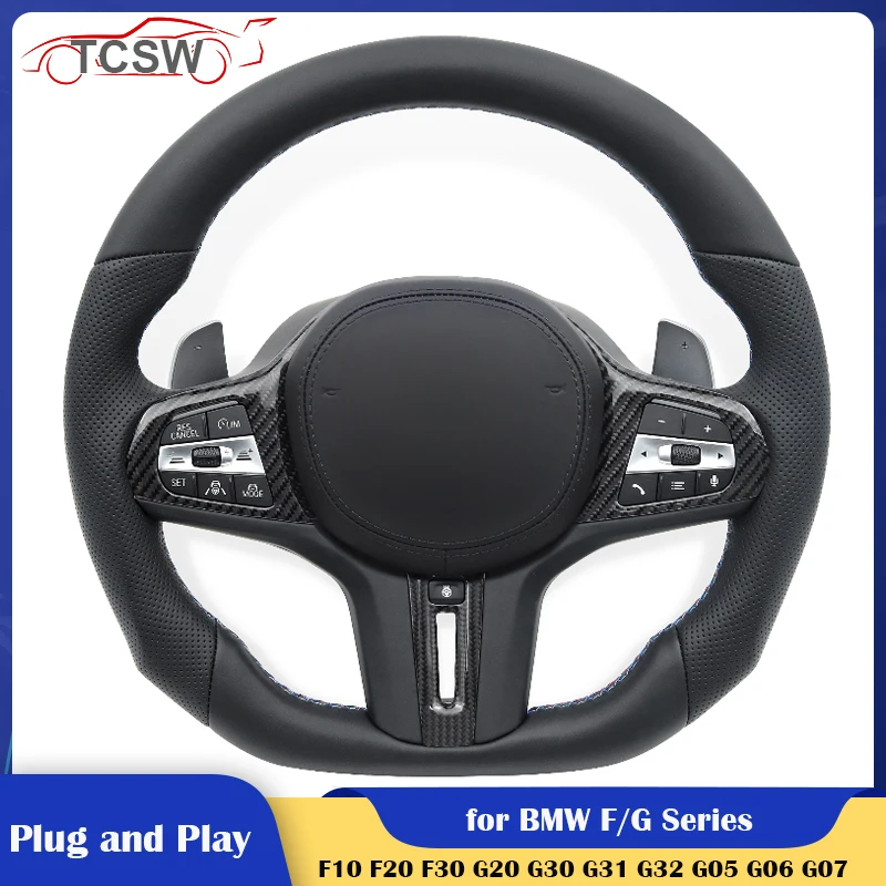 Car Steering Wheel with Heat Vibration ACC 5AU Light for BMW F/G Series G05 G06 G07 G08 G11 G12 G20 G29 G30 G31 G32 F10 F20 F30
Car Steering Wheel with Heat Vibration ACC 5AU Light for BMW F/G Series G05 G06 G07 G08 G11 G12 G20 G29 G30 G31 G32 F10 F20 F30