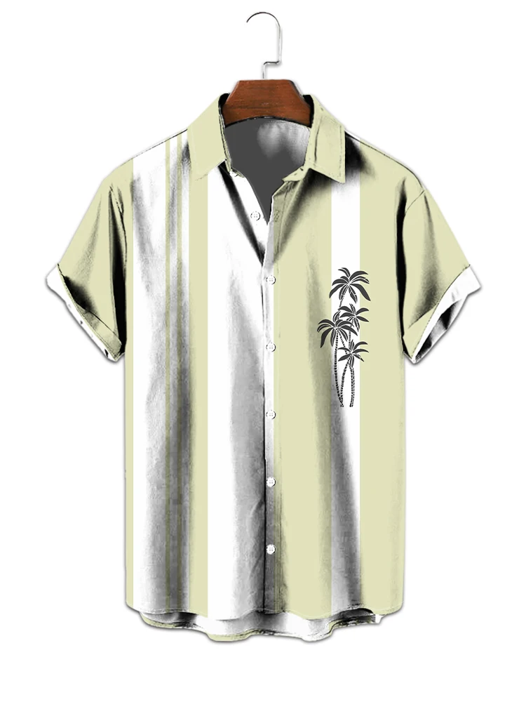 Summer Men's Hawaiian Crazy Party Men's Short Sleeve Shirt Coconut Tree Pattern 3D Digital Printing Men's Lapel Shirt
Summer Men's Hawaiian Crazy Party Men's Short Sleeve Shirt Coconut Tree Pattern 3D Digital Printing Men's Lapel Shirt