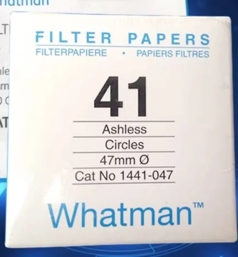 Whatman No. 41 Quantitative Ashless Filter Paper 20um1441-047/055/070
Whatman No. 41 Quantitative Ashless Filter Paper 20um1441-047/055/070