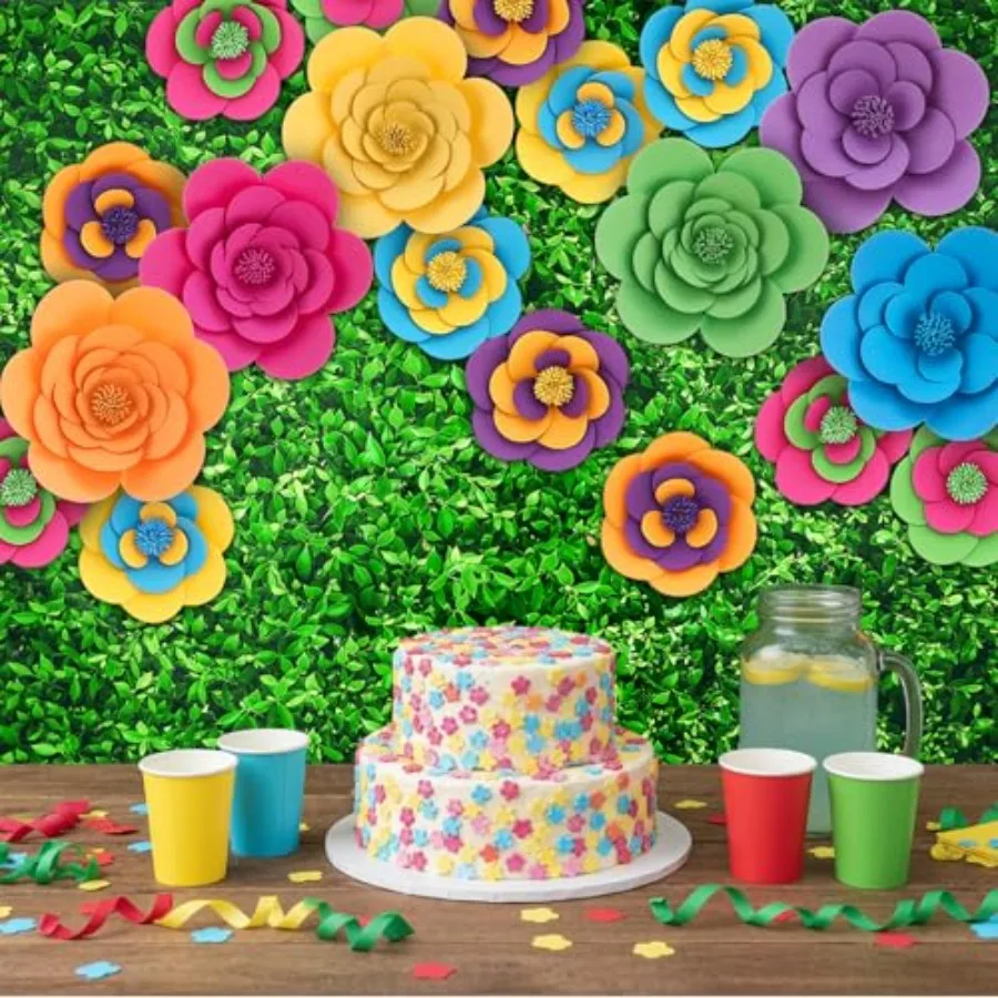 Mexican Theme Party Decor Set, 36 Pcs DIY Large Paper Flower with 7x5ft Background and Rope, Artificial 3D Flower Decoration fo
Mexican Theme Party Decor Set, 36 Pcs DIY Large Paper Flower with 7x5ft Background and Rope, Artificial 3D Flower Decoration fo