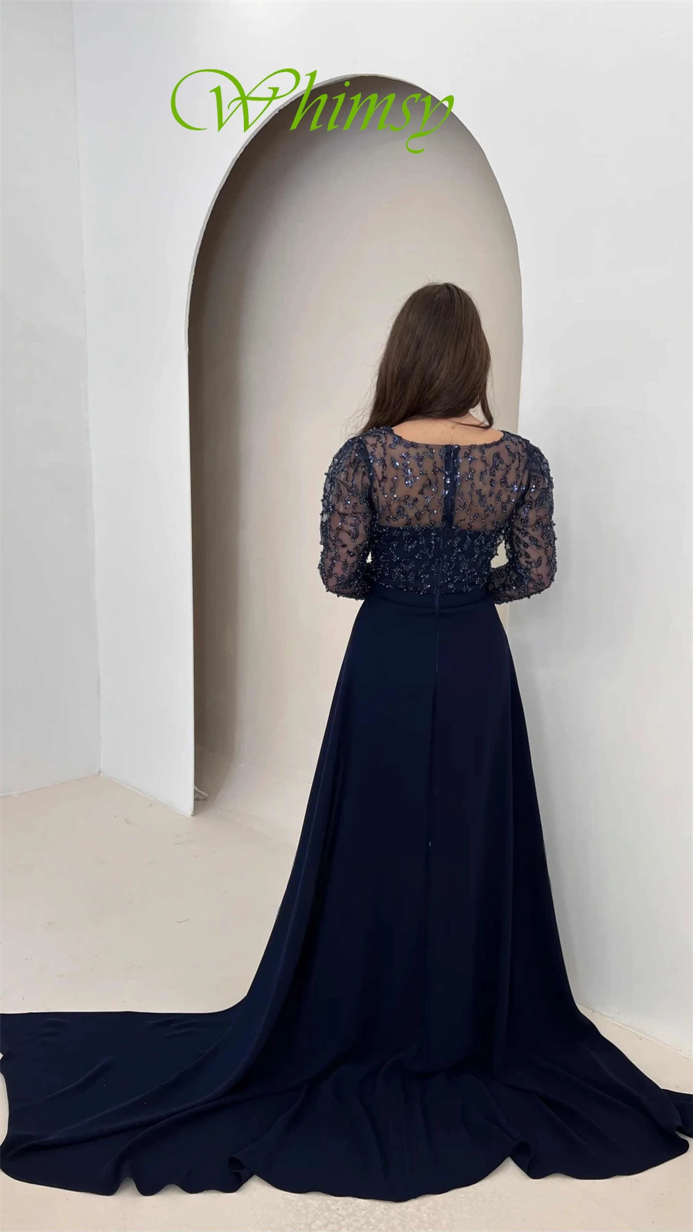 Customized Simple Jersey O-Neck Evening Dress Classic Long Sleeves Homecoming Dresses Delicate Beading Bespoke Occasion Gowns
Customized Simple Jersey O-Neck Evening Dress Classic Long Sleeves Homecoming Dresses Delicate Beading Bespoke Occasion Gowns