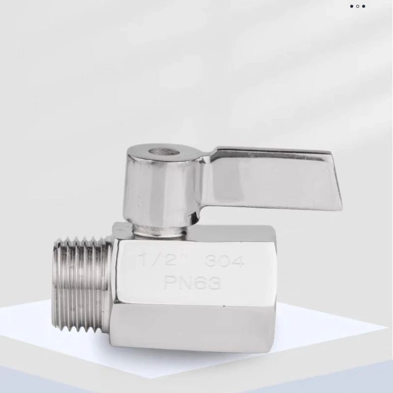 304 Stainless Steel Mini Ball Valve(1/2 Inch ) NPT Thread, Water Flow Regulator Head Control Valve
304 Stainless Steel Mini Ball Valve(1/2 Inch ) NPT Thread, Water Flow Regulator Head Control Valve