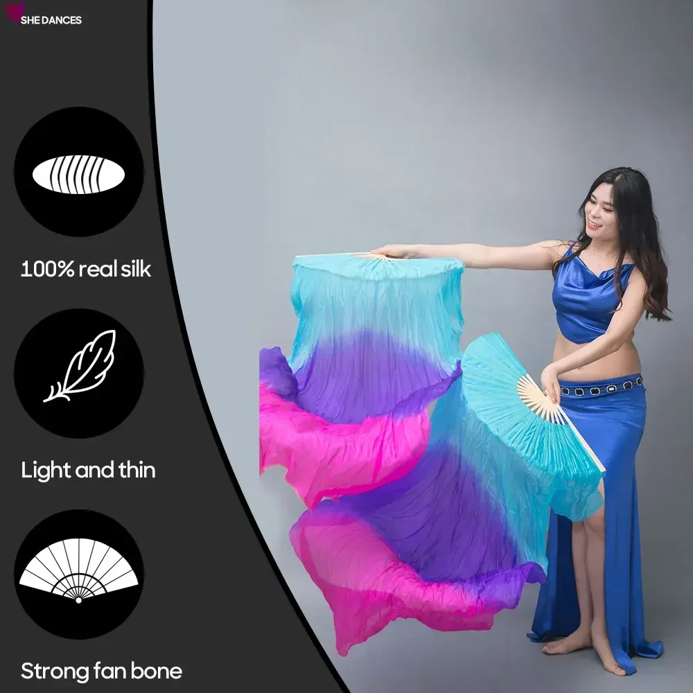 Belly Dance Accessories For Women Professional Real Silk Veils Fan Hand Made Tie Dyed Scarf For Stage Performance And Practice
Belly Dance Accessories For Women Professional Real Silk Veils Fan Hand Made Tie Dyed Scarf For Stage Performance And Practice