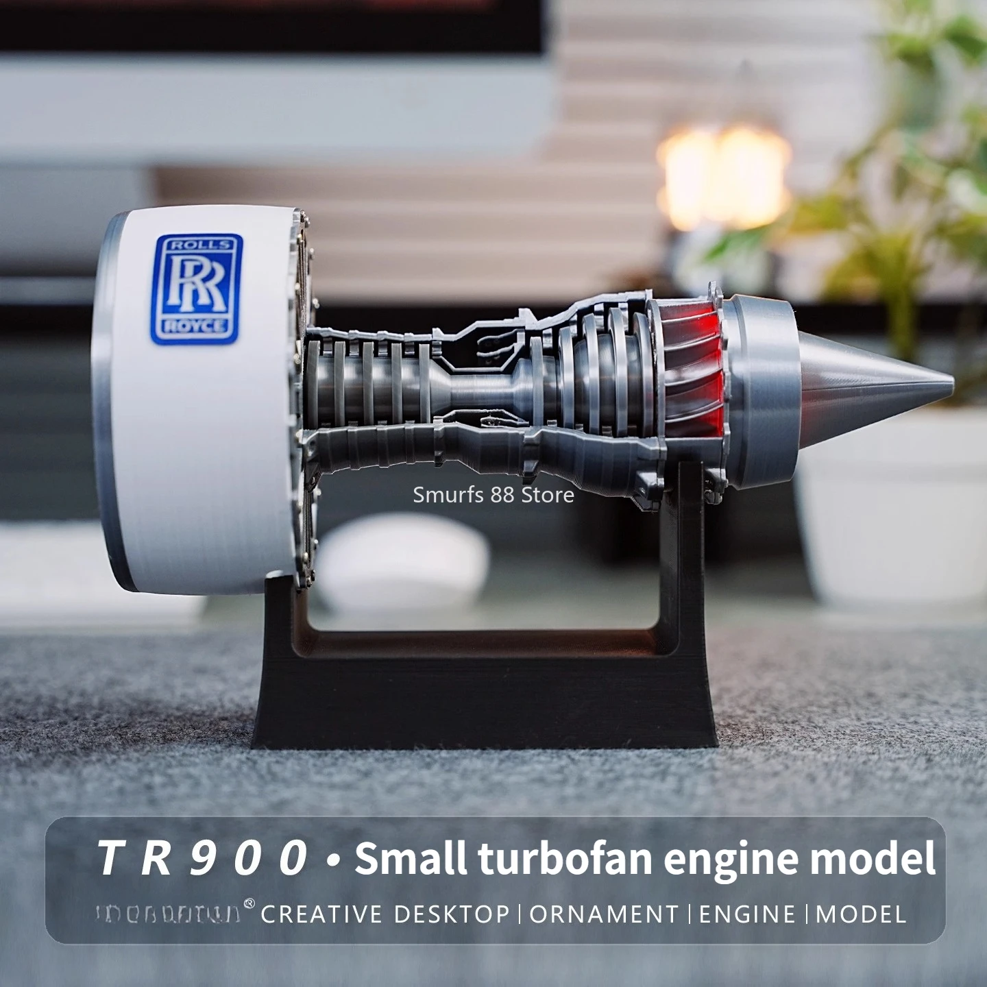 Aircraft Engine Model Aviation Turbofan Engine TR900 Engine Model High Replica Airbus A380 Toy Desktop Ornaments Collection
Aircraft Engine Model Aviation Turbofan Engine TR900 Engine Model High Replica Airbus A380 Toy Desktop Ornaments Collection