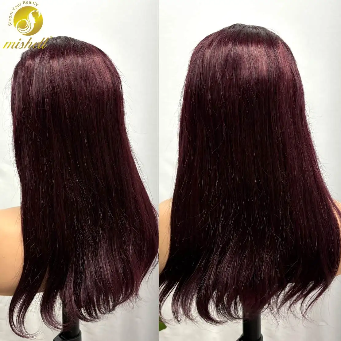 250% Density 18inch Burgundy 99J# 13x4 Lace Frontal Straight Human Hair Wigs Colored Brazilian Remy Hair Wigs for Black Women
250% Density 18inch Burgundy 99J# 13x4 Lace Frontal Straight Human Hair Wigs Colored Brazilian Remy Hair Wigs for Black Women