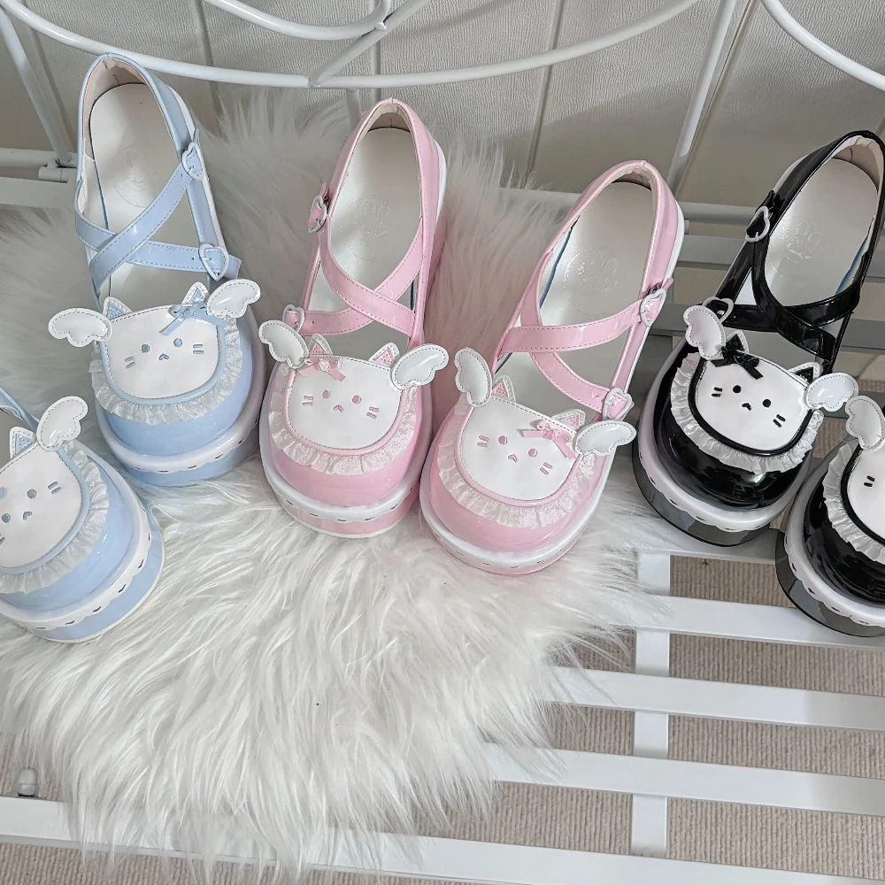 Lolita Japanese platform Heels Women Round Head Cute Sweet Kawaii Leather Pink Student Girl Pumps Girls Single Shoes
Lolita Japanese platform Heels Women Round Head Cute Sweet Kawaii Leather Pink Student Girl Pumps Girls Single Shoes