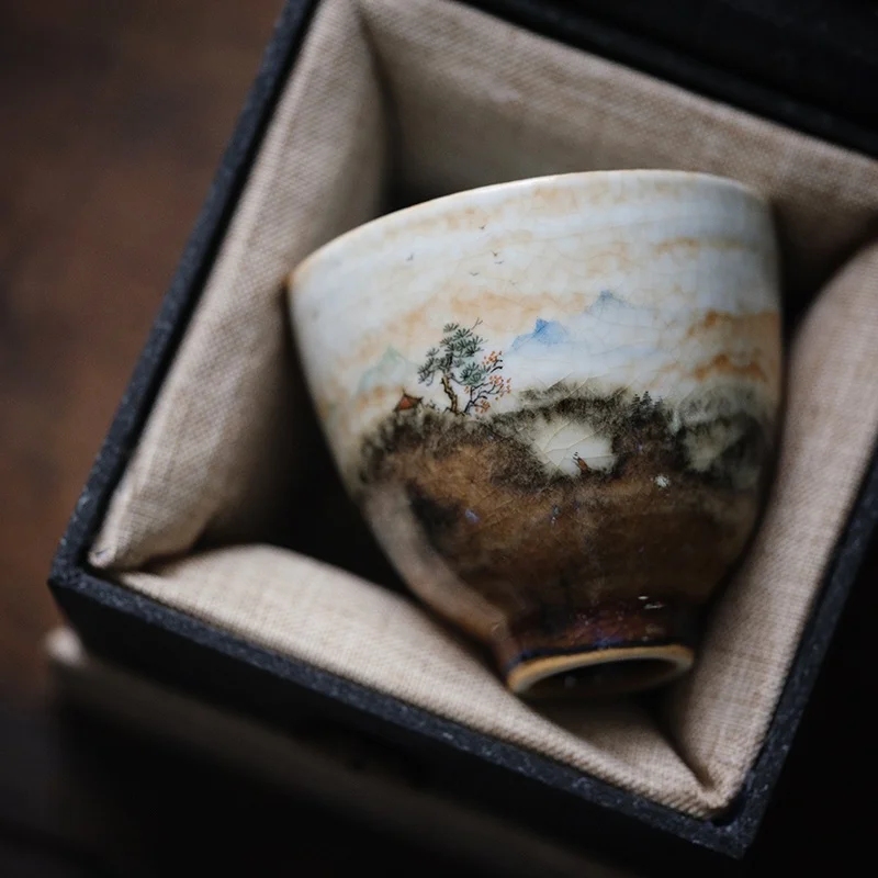 Jingdezhen Hand-Painted Tea Cup Gongfu Tea Drinking Cup Owner Single Cup Japanese Style Ceramic Handmade Tea Bowl for Tea Lovers
Jingdezhen Hand-Painted Tea Cup Gongfu Tea Drinking Cup Owner Single Cup Japanese Style Ceramic Handmade Tea Bowl for Tea Lovers