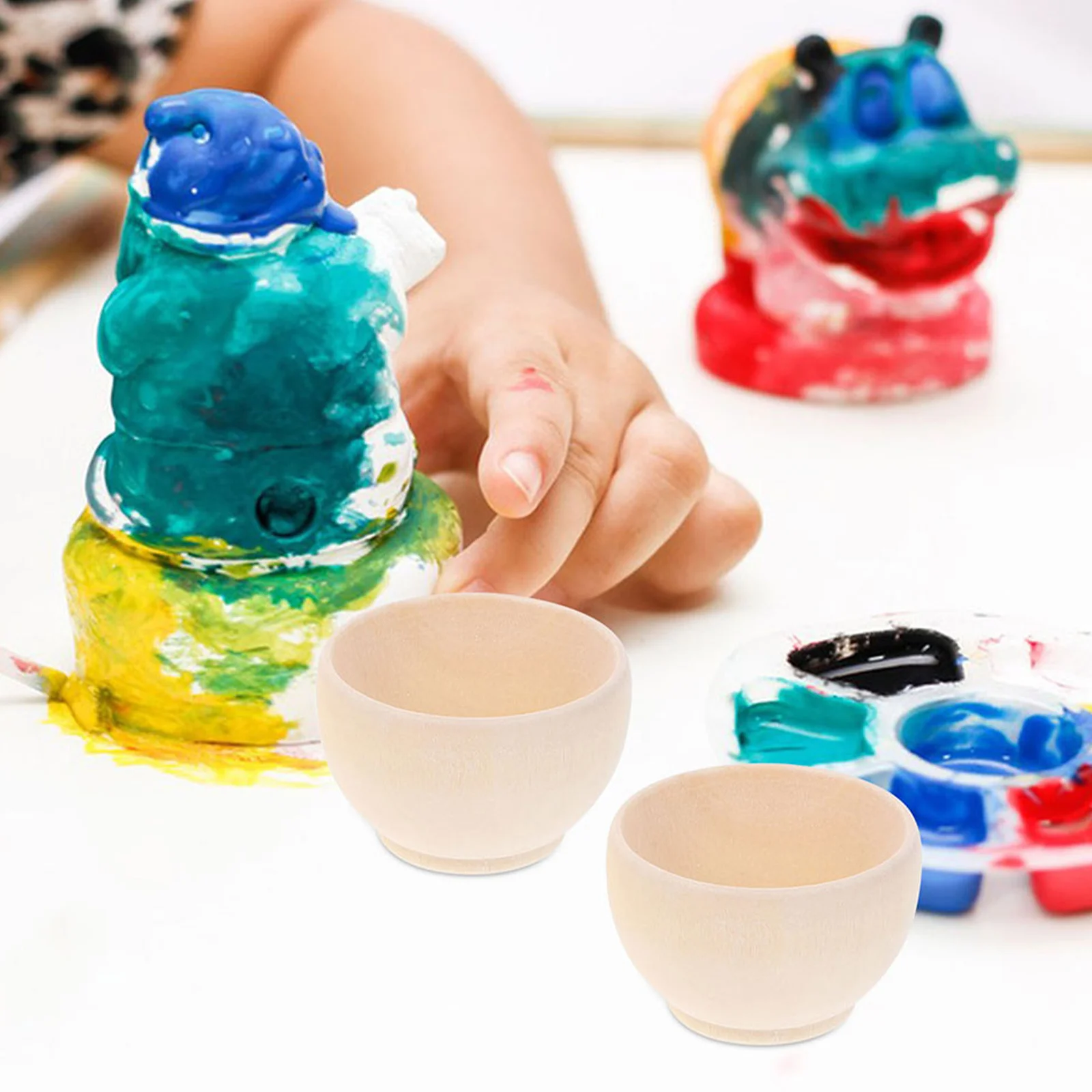 20Pcs Natural Wood Blank Bowls Unpainted Small Wooden Bowls for DIY Crafts Home Wedding Decor Small Wooden Bowl
20Pcs Natural Wood Blank Bowls Unpainted Small Wooden Bowls for DIY Crafts Home Wedding Decor Small Wooden Bowl