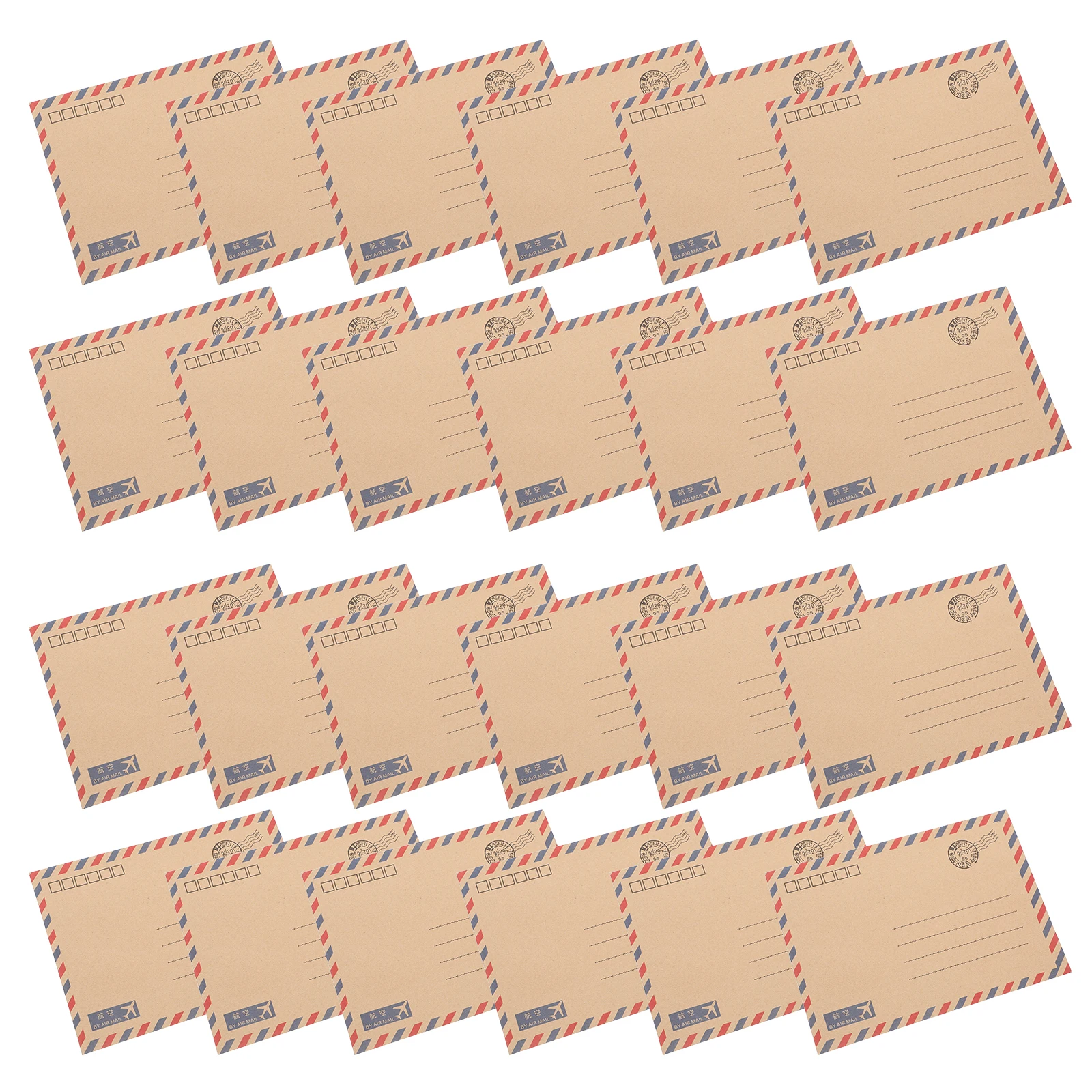 48pcs Vintage Envelopes Kraft Paper Airmail Stationery Set Retro Letter Papers Plain Envelope Postcard Greeting Cards Wedding
48pcs Vintage Envelopes Kraft Paper Airmail Stationery Set Retro Letter Papers Plain Envelope Postcard Greeting Cards Wedding