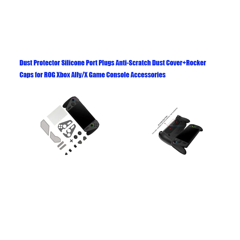 Dust Protector Silicone Port Plugs Anti-Scratch Dust Cover+Rocker Caps for ROG Xbox Ally/X Game Console Accessories
Dust Protector Silicone Port Plugs Anti-Scratch Dust Cover+Rocker Caps for ROG Xbox Ally/X Game Console Accessories