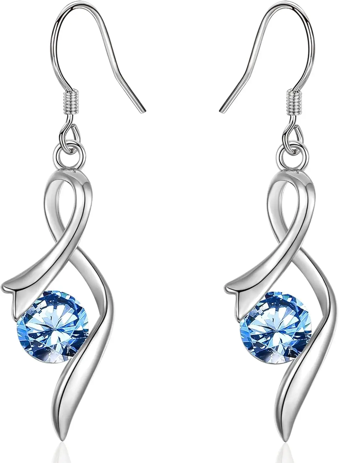 Sterling Silver Dangle Earrings for Women, Cubic Zirconia Linear Drop Earrings, Hypoallergenic Gift for Sensitive Ears
Sterling Silver Dangle Earrings for Women, Cubic Zirconia Linear Drop Earrings, Hypoallergenic Gift for Sensitive Ears