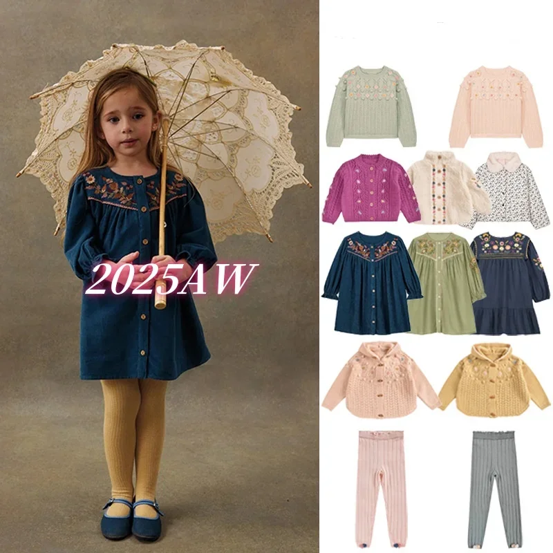 Candy Baby Kids Sweater Jacket 2025 Autumn/Winter LM Ethnic Style Girls' High End Embroidered Flower Knitted Sweater Cloak Set
Candy Baby Kids Sweater Jacket 2025 Autumn/Winter LM Ethnic Style Girls' High End Embroidered Flower Knitted Sweater Cloak Set