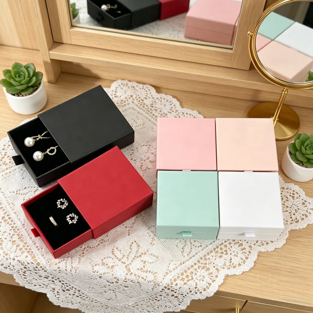 24Pcs Portable Paper Drawer Gift Boxes Multipurpose Jewelry Storage Containers for Earrings Rings Necklaces Daily Use & Packing
24Pcs Portable Paper Drawer Gift Boxes Multipurpose Jewelry Storage Containers for Earrings Rings Necklaces Daily Use & Packing