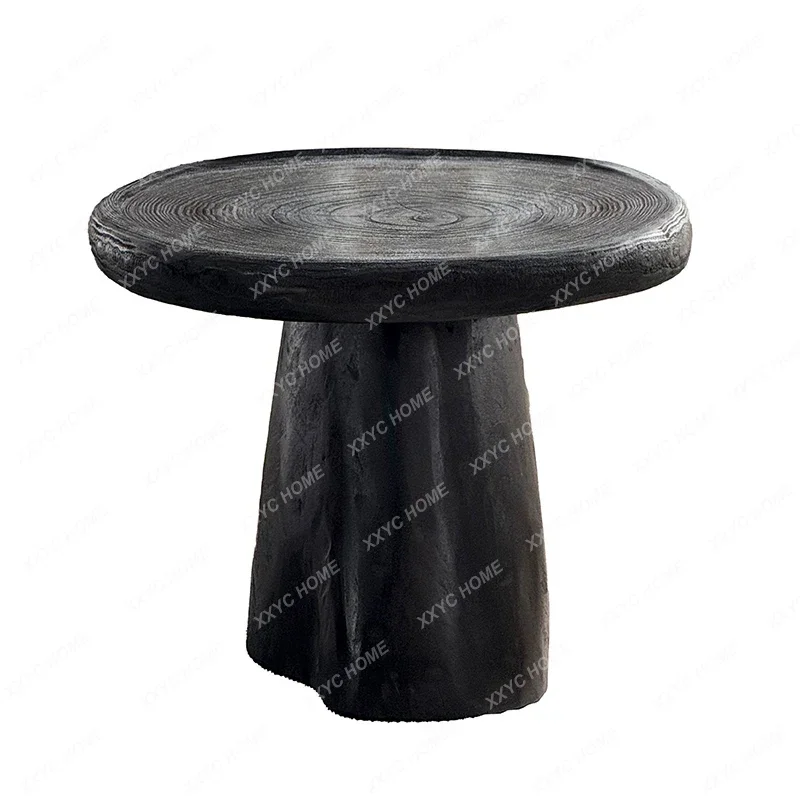 Medieval style solid wood coffee table black retro style living room library low table
Medieval style solid wood coffee table black retro style living room library low table