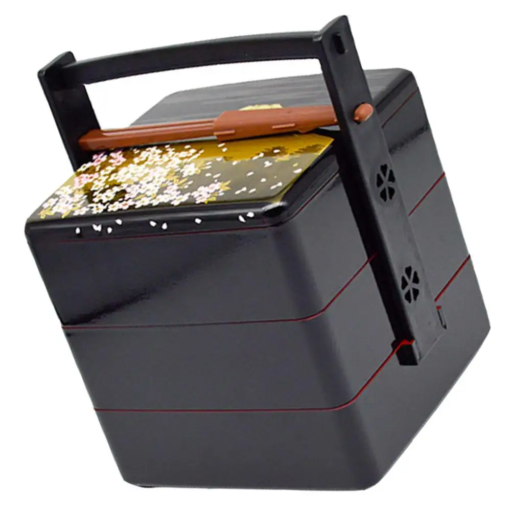 Japanese Sushi Box 165x15x20cm Red Black Bento Containers Portable ABS Leakproof Layered Storage Lunch Tray Container
Japanese Sushi Box 165x15x20cm Red Black Bento Containers Portable ABS Leakproof Layered Storage Lunch Tray Container